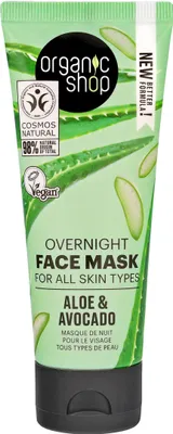 Immagine prodotto di ORGANIC SHOP Maschera viso notte all'aloe e all'avocado 75ml