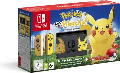 Produktbild von Nintendo Switch Pokemon: Let´s Go Pikachu! Bundle