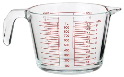 Produktbild von Alessandro Messbecher – 1 Liter – Glas – Litermas – mikrowellengeeignet