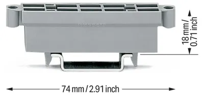 Produktbild von Wago 209-100, 10,7 mm, 74 mm, 18 mm