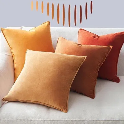 Obrázek produktu pro Sada 4 kusů povlaků na polštáře, 50 cm x 50 cm, povlaky na polštáře na pohovku