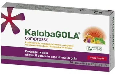 Produktbild von KALOBAGOLA 20 Tabletten, Erdbeergeschmack