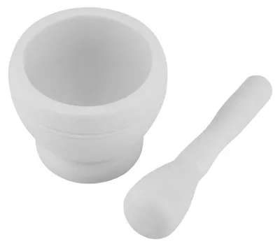 Produktbild von Manuelle Kunststoff-Knoblauchmühle, Gewürze, Kräuter, Mörser, Stößel-Set, Mahlschüssel, Küchenwerkzeug (#3)