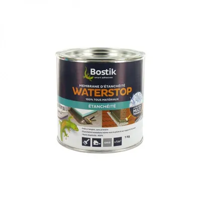 Immagine prodotto di Membrana impermeabile Bostik WATERSTOP 1 kg - Grigio