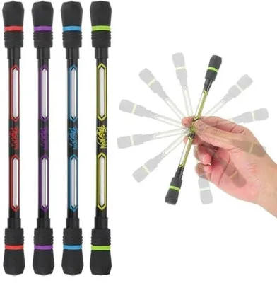 Produktbild von Fidget-Spinner-Pens-Set-Antisli-Rotierende-Kugelstift-4er-Pack