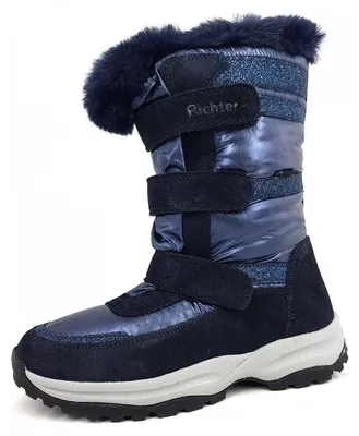 Imagen del producto de Richter: Botas de invierno para niñas, color azul, para uso diario