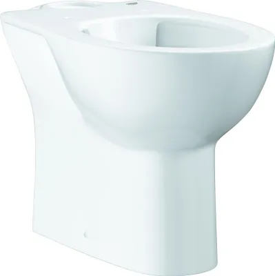 Produktbild von Grohe Stand-WC-Kombination Bau Keramik alp-we, spülrandlos, Abgang waagerecht