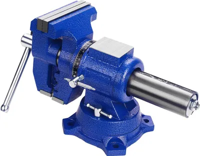 Obrázek produktu pro Víceúčelový dílenský svěrák KRAFT&DELE KD5993, 125 mm, otočný 360°