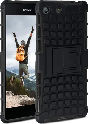 Produktbild von TANK-Case für Sony Xperia M5, Farbe:Obsidian