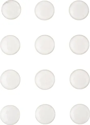 Produktbild von Epoxy Sticker "Klar", 12 Stück Ø 14 mm