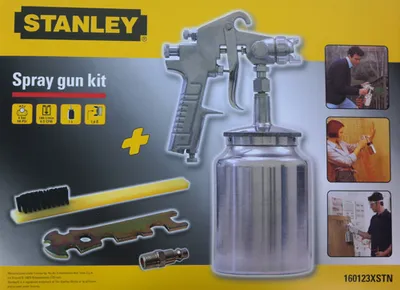 Zdjęcie produktu dla Przyssawka sprężonego powietrza Stanley - pistolet lakierniczy, pistolet natryskowy