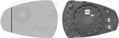 Produktbild von VAN WEZEL Spiegelglas Außenspiegel Links für AUDI A3 Sportback (8VA, 8VF) Asphärisch Beheizbar 0335837
