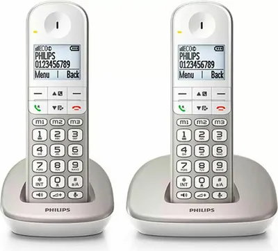 Produktbild von Kabelloses Telefon Philips XL4902S/34 1,9" 550 mAh GAP (2 pcs) Weiß