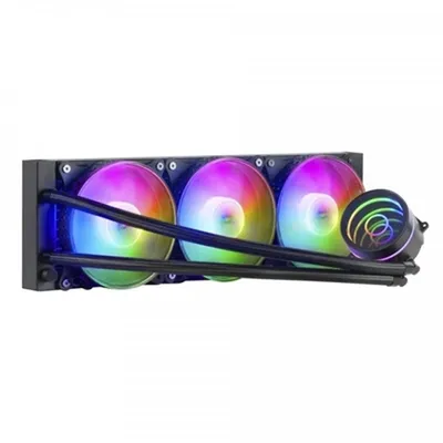 Produktbild von Mars Gaming MLONE360, All-in-One-Flüssigkeitskühler, 12 cm, Schwarz