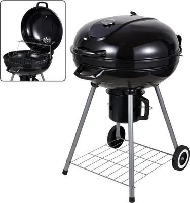 Produktbild von Garten-Holzkohlegrill SIMPLY schwarz