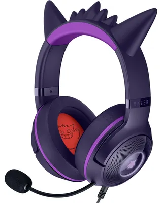 Produktbild von Razer Kraken Kitty V2 - Gengar Pokémon Edition - USB-Headset - Gengar-Stacheln -