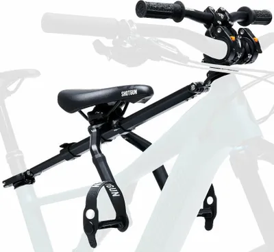 Zdjęcie produktu dla Shotgun Pro Child Bike Seat + Handlebars Combo Black Dziecięce siodełko / wózek