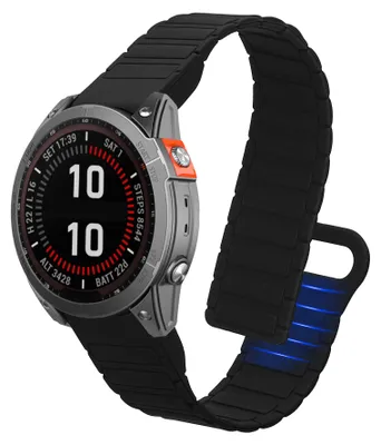 Produktbild von kwmobile Ersatzarmband kompatibel mit Garmin Fenix 8 47mm / Fenix E 47mm / Fenix 7 / 7 Pro / EPIX 2 Armband - Fitnesstracker Silikon Band mit