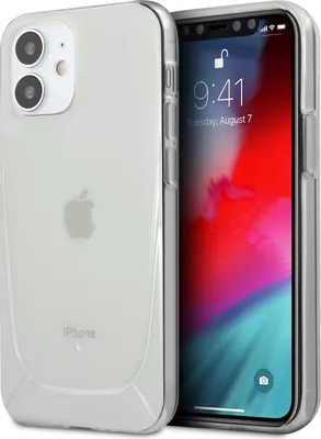 Obrázek produktu pro Průhledné pouzdro Mercedes Line pro Iphone 12 Mini - průhledné