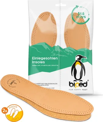 Biped Lammfell Einlegesohlen - Extra Weiche Winter Schuheinlagen Mit Filzunterseite | Wärmende Fellsohlen