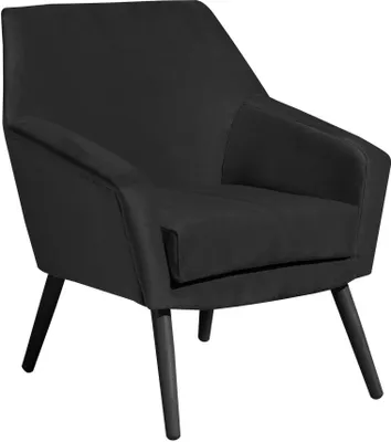Produktbild von Sessel Kachka Bezug Samtvelour Buche schwarz / schwarz 21064