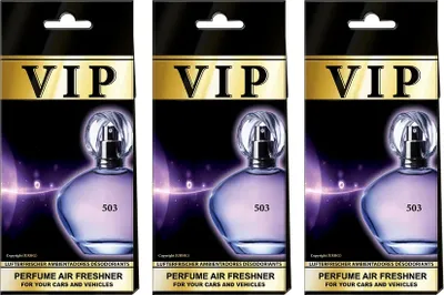 Produktbild von 3x Auto Duft VIP 503, Lufterfrischer Auto,Duftbaum auto,Auto zubehör,Duftspender