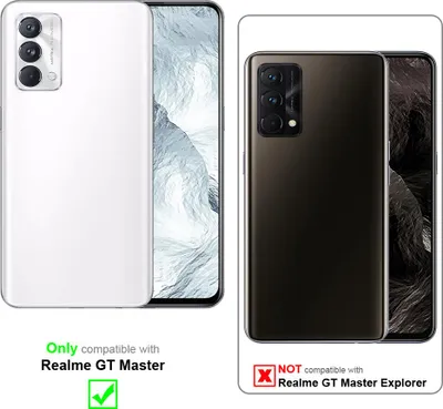 Obrázek produktu pro Cadorabo pouzdro pro Realme GT Master Protective Cover in Grey Ochranný kryt pouzdro na mobilní telefon Flowers Flower