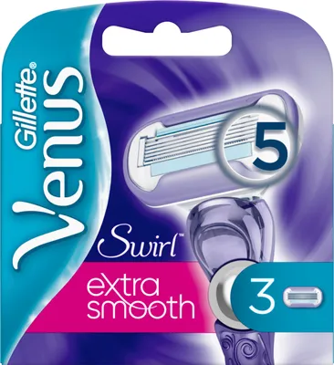 Zdjęcie produktu dla Gillette Venus Swirl, Kobiety, Gillette, Venus Swirl, Fioletowy, 3 szt.
