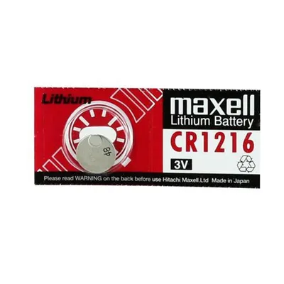Image de Maxell CR1216, lithium, pile bouton, 3 V, 1 pièce