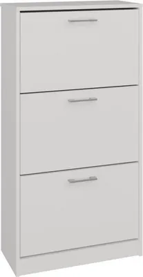 Produktbild von CDF Schuhschrank PAULA | Farbe: WEIß | Ideal für Vorzimmer, Flur, Büro | Schuhaufbewahrung