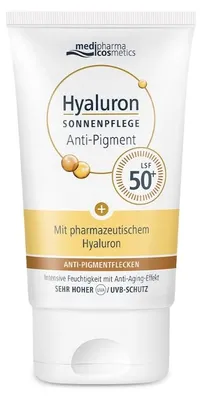 Produktbild von Medipharma Cosmetics Hyaluron Sonnenpflege Anti-Pigment LSF 50+, 50 ml Creme