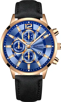 Image de Montre NI-11706 Noir / Rose Doré 4 pour Hommes KP11706