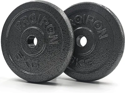 Produktbild von PROIRON Hantelscheiben Set Gusseisen mit 25mm Bohrung, 1,25kg/2,5kg/5kg/10kg Guss Scheiben Gewichte Hantel Sets, Gewichtsscheiben Set