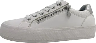 Produktbild von s.Oliver Damen Sneaker Slipper mit Reißverschluss und Plateausohle 5-23600-42, Größe:37 EU, Farbe:Weiß
