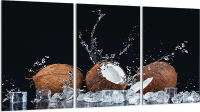 Image de Plaques de recouvrement pour cuisinière 3 pièces 30x52 Vitrocéramiquefeldabdeckung Glas, Kokosnuss Schwarz