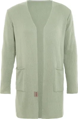 Produktbild von Knit Factory Ella Strickjacke - Sage Green - 40/42