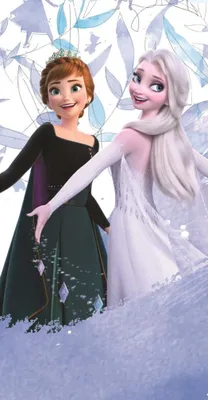 Produktbild von Disney Eiskönigin Wonderland Badetuch, Strandtuch 70x140 cm