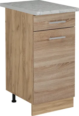 Image de Meuble cuisine Vicco R-Line Sonoma 40cm PT Marbre, Model 53372