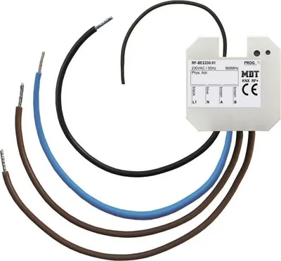 Productafbeelding van MDT RF-BE2230.01 KNX RF+ drukknopinterface, 2-voudig, inbouwdoos, 230VAC (RF-BE2230.01)