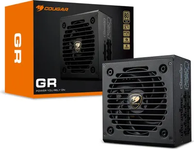 Produktbild von COUGAR Netzteil GR 850W ATX3.1/PCIE 5.1 / 80 Plus Gold, 850 W, 100 - 240 V, 50/60 Hz, 10 A, 100 W, 849,6 W
