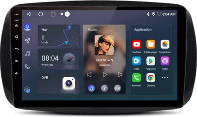 Produktbild von 9''Android 13 carplay navi Für Mercedes Benz Smart Forfour Fortwo 453 GPS Sat Radio DAB 1+32G
