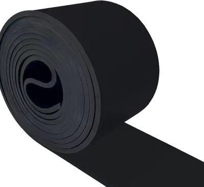 Produktbild von Omgoods – Gummi-Fußmatte zur Bodenbeschichtung und Schallisolierung, 120 mm x 5 mm x 3 m