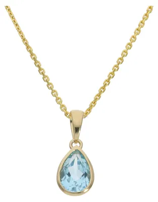 Produktbild von Kettenanhänger Gold 333 Blautopas JL10-02-0787 JuwelmaLux