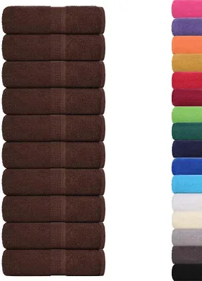 Immagine prodotto di Asciugamani per ospiti FROGN 10 pz Marrone 30x50 cm 360 g/m²