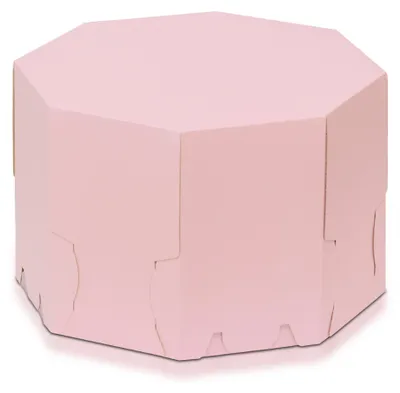 Produktbild von Rubicello Kuchenbox Rosa 27 cm Höhenverstellbar Stabil