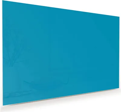 Produktbild von Glasbild 45x30cm in XXL für Wohnzimmer, Schlafzimmer Motiv Türkiser Hintergrund I