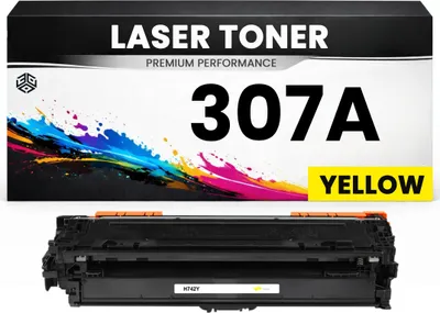 Produktbild von Toner kompatibel für HP CE742A(307A) Color LaserJet Professional CP5225 series in Gelb