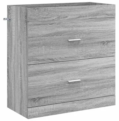 Obrázok produktu pre Skriňa pod umývadlo do kúpeľne Sivý Sonoma 78,5 x 37,5 x 81 cm