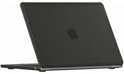 Produktbild von Mobigear Stoßfeste, schlanke Schutzhülle für MacBook Air 13 Zoll (2022-2026), Hartschalenhülle, MacBook Case - Schwarz - Modell A2681 / A3113 / A3240 / A3449