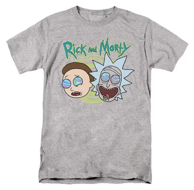 Immagine prodotto di Maglietta unisex "Blown Minds" di Rick and Morty, taglia uomo/donna, modello TV40779 (4XL), colore: grigio sportivo, productTiles.product.images.aiGenerated
